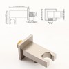 Ownace Square Solid Brass Brushed Nickel Hand Held Shower Head