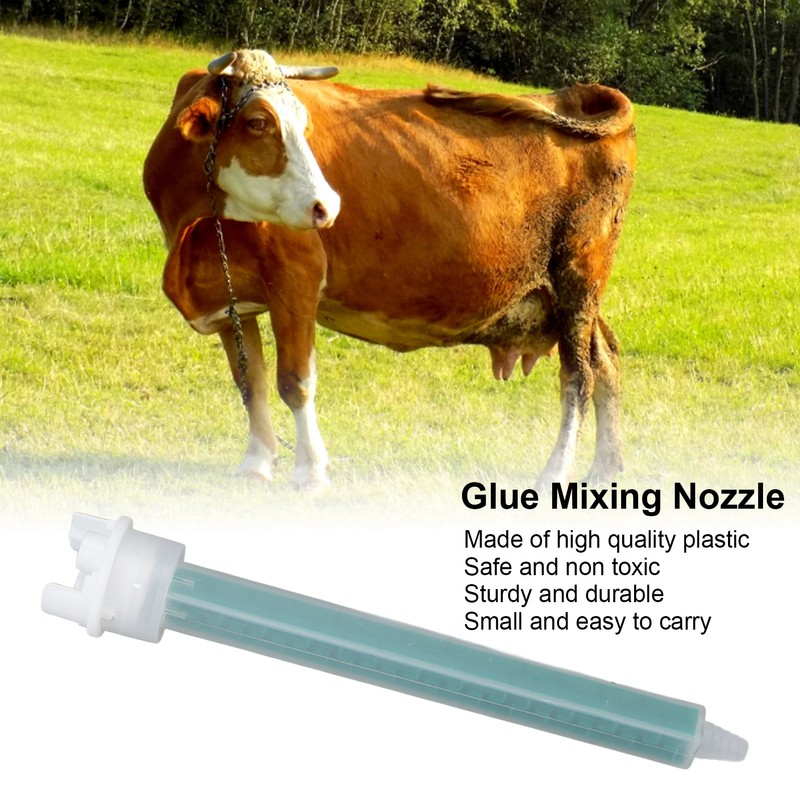 10pcs Mixing Nozzles Plastic Prevent Blocking Adhesive Glue Mixing Nozzle