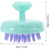 Totority Silicon Hair Scalp Massager Brush For Dandruff Removal And