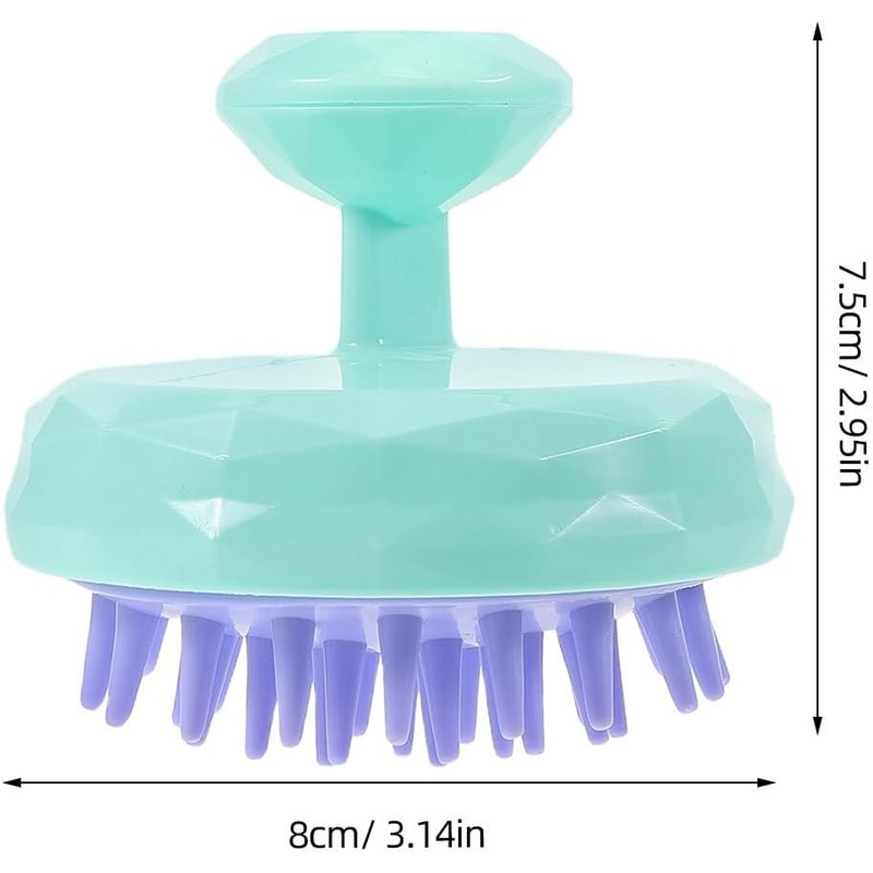 Totority Silicon Hair Scalp Massager Brush For Dandruff Removal And