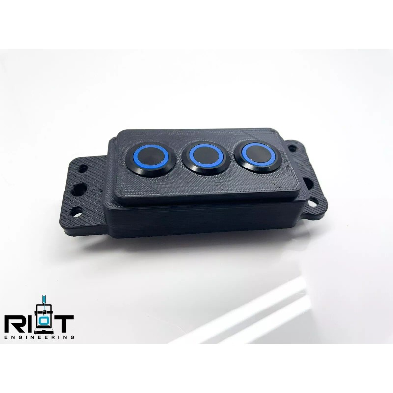 Riot Engineering 350Z Button Panel - 19mm 3 Buttons -