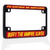 Fastasticdeals Metal Insert Bike License Plate Frame I'd Rather Be