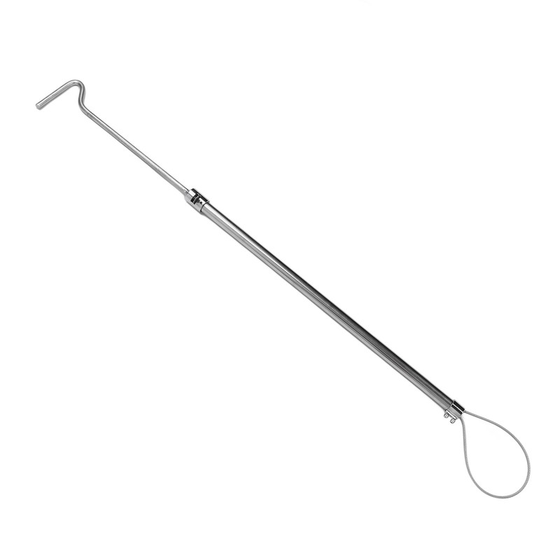Pig Catcher Holder Stainless Steel Long Handle with Hook Animal