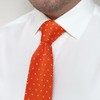THE GENTS LAB Men's Square End Knitted Neck Tie With