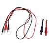 4mm Dual Banana Plug Test Leads with Repair Testing Hooks