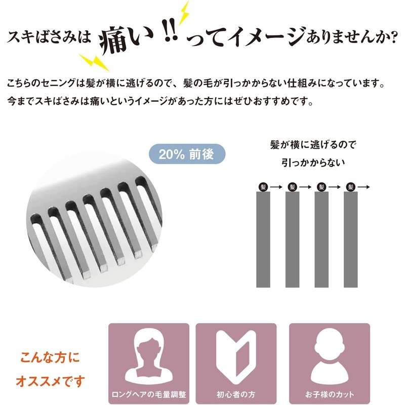DEEDS AP-02 Professional Japanese Shears Maker, No Scratching and Painful