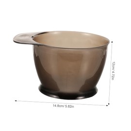 Ipetboom 1 Set Hair Coloring Brush and Bowl Durable Mixing Bowl with Flexible Hair Dye Brushes for Salon Home Use Easy to Clean and Reusable