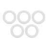 5pcs Baby Soft Silicone Teething Ring Toy Infant Safe Elastic