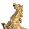 Horse Statue Hand Crafted Fine Workmanship Small Volume Brass Material