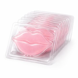 Mascarillas para Labios Coreanas de Colágeno – Pack de 10 Piezas Hidratantes – Lip Mask K-Beauty para Cuidado, Suavidad y Nutrición de los Labios