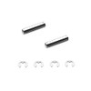 namroh.HC® 2 x Locking Bolts 4 x Circlips Compatible with