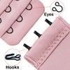 90 Pairs Sewing Hooks and Eyes Closure for Bra Clothing