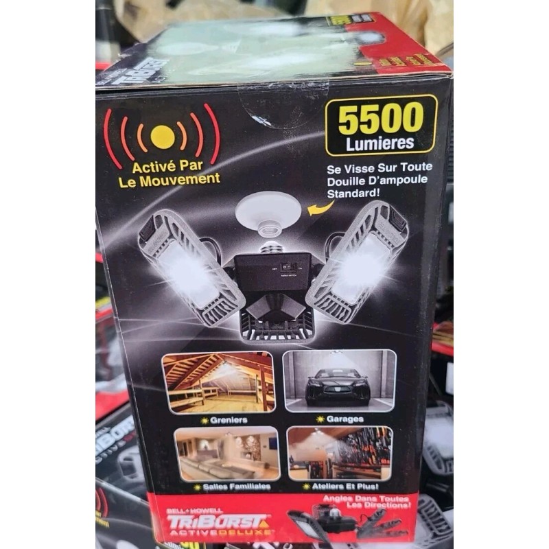 Bell+Howell TriBurst 5500 Lm. LED Active Motion Sensor Light Model