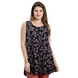 LARACE Tank Tops for Women Plus Size Sleevelss Tunic Casual Summer Clothes Swing Shirts for Leggings