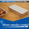 KEISSCO Stainless Steel Smoker Box for Gas Grill & Charcoal