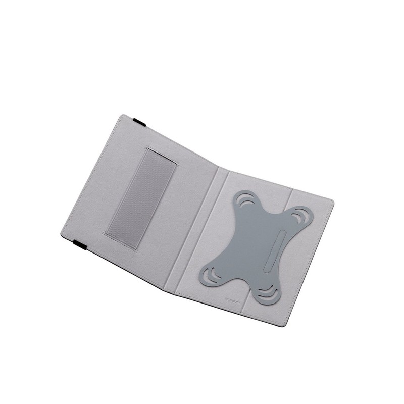 エレコム タブレットケース タブレット収納ケース 7~8.4インチ ケース レザー スタンド機能付 ブラック TB-08LCHBK