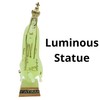 Needzo Our Lady of Fatima Luminous Figurine, Christian Home Decor,