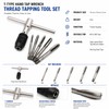 T-Handle Tap Wrench Set for Thread Tapping – 6-Piece Metric