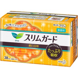 Laurier Speed+ Slim Guard, For Light Daily, No Wings, 6.7 inches (17 cm), 38 Pack x 2 Sets