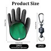 Fishing Gloves, Landing Gloves, Pike, Waterproof Fishing Gloves with 2