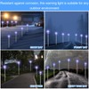 DatingShiny 10pc Solar Powered Driveway Markers - Reflective Driveway Lights