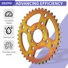 CILOYU 40 Tooth Sprocket 420 Chain Replacement for Coleman CT100U