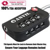 ANVIL TSA Approved Luggage Lock - 4 Digit Combination, 10,000