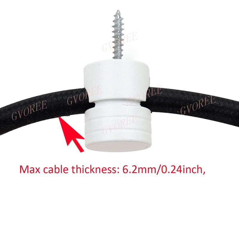 GVOREE Swag Hook for Chandelier Ceiling Lights Cable, Lamp Hook
