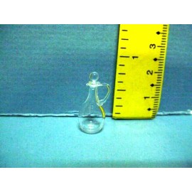 Falcon Miniature Clear Vinegar Bottle wi Stopper #A4464 Falcon 1/12th Scale