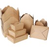 DeinPack 25 x Take Away Box 1200 ml I Organic
