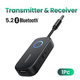 UGREEN Bluetooth 5.2 3.5mm Audio Transmitter/Receiver Adapter for Airpods or Headphones,  for Flight, TV, Car Stereo, MP3 Headset Microphone-Deals for You,TikTokShopBacktoSchool