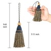 HedongHexi 2 Pack Braided Tassel 24cm/9 Inch With Loops, Handmade