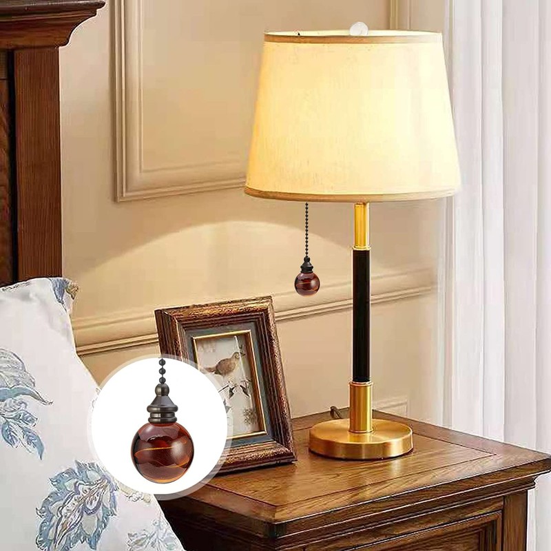 Akahttbn Ceiling Fan Chain Pulls Crystal Ball Pull Chains For