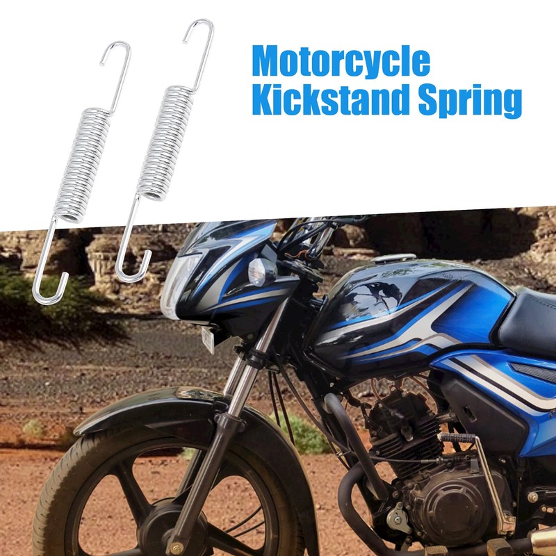 A ABSOPRO 2 pieces return springs for motorcycle stand side