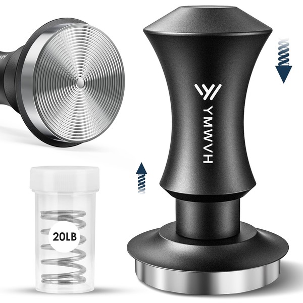 51mm Espresso Tamper, Premium Barista Coffee Tamper with 20lb/30lbs Replacement