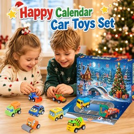 Advent Calendar 2026 Kids Boys, 24 Days Surprises Cars Christmas Countdown