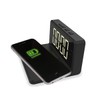 Platinet 5W PACW5 Alarm Clock with Wireless Charger - Black