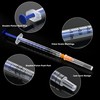 100pack 1ml Luer Lock Lab Syringe with 25 Guage 1
