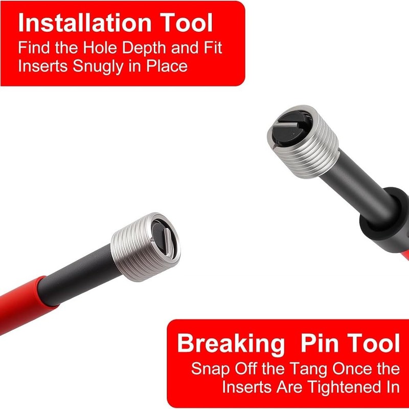 15 Piece M12 x 1.75mm Thread Repair Insert Kit for