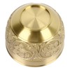 Brass Tea Cup Exquisite Embossed Patterns Retro European Small Coffee