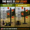 Dualing Tree for .22 Rimfire Shooting,Metal Dueling Tree kit with
