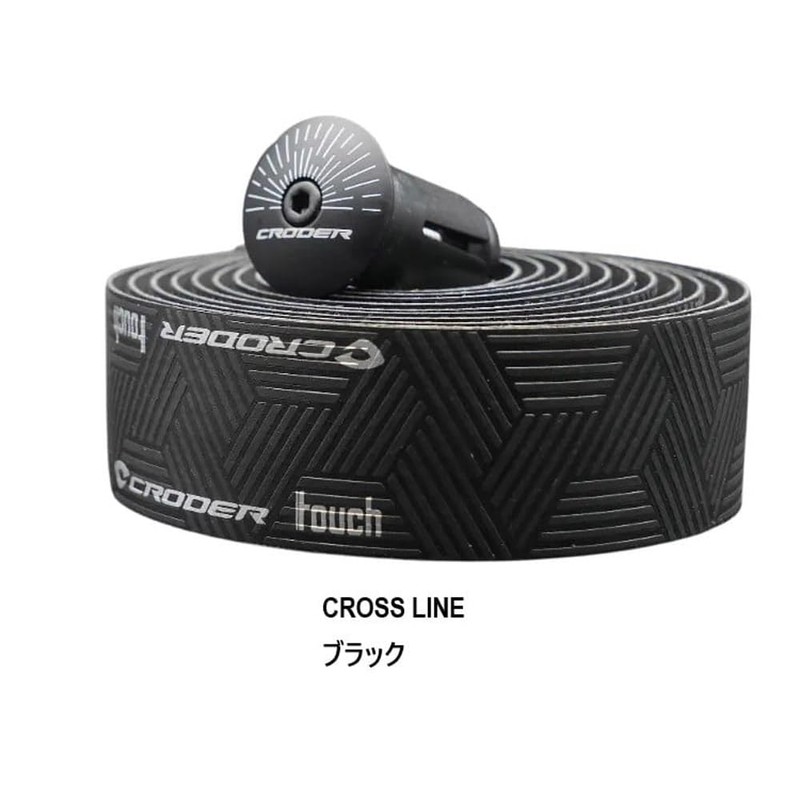 CRODER（クローダー）CRODER BAR TAPE TOUCH CROSS LINE BLACK 3 x 200