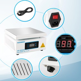 110V 1080W Soldering Hot Plate, LED Microcomputer Electric Preheat Soldering Station, Welder Hot Plate Rework Heater Lab Plate (7.87 * 7.87 IN)