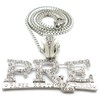 GWOOD PRE Pendant with Crystal Rhinestones on 24 Inch Necklace