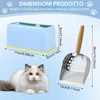 Paletta Raccogli Gatto Lettiera Con Supporto,Palettas Per Lettiera Gatto,Setacciatura Rapida,