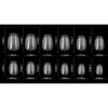 Full Cover Nail Tip - Short Coffin Clear (100pcs)