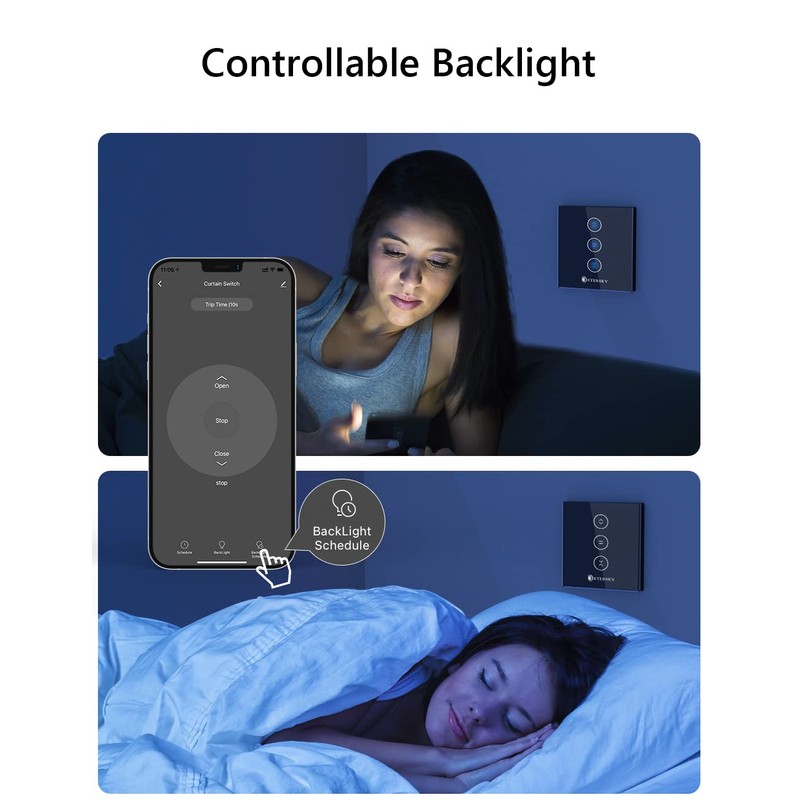 Smart Roller Shutter Switch, Etersky WiFi Roller Shutter Timer Switch