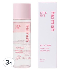 Heimish All Clean Lip & Eye Remover, 3 pieces, 120ml / 헤이미쉬 올클린 립앤아이 리무버, 3개, 120ml