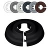 FUX Pack of 2 Single Radiator Pipe Collars, Various Sizes,