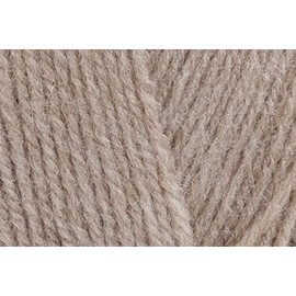 King Cole Big Value 4 Ply Crochet Yarn, Soft 100% Acrylic Knitting Wool - 100g Balls - Hessian 3480 - Pack of 10